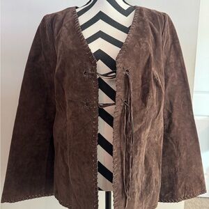 Faded Glory Women's Brown Suede Jacket